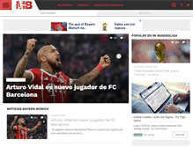 Tablet Screenshot of mibundesliga.com